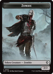 Zombie // Elf Warrior Double-Sided Token [Lorwyn Eclipsed Tokens] | Shuffle n Cut Hobbies & Games