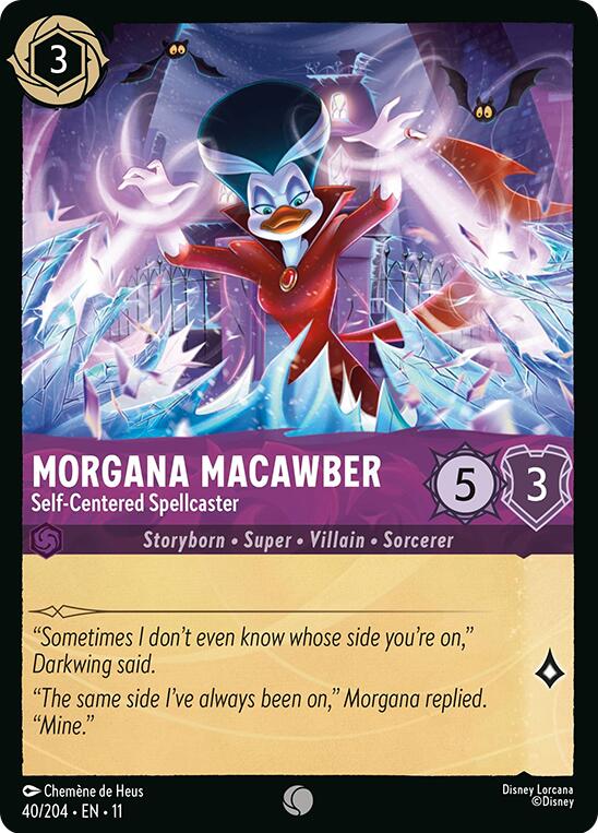 Morgana Macawber - Self-Centered Spellcaster (40/204) [Winterspell] | Shuffle n Cut Hobbies & Games