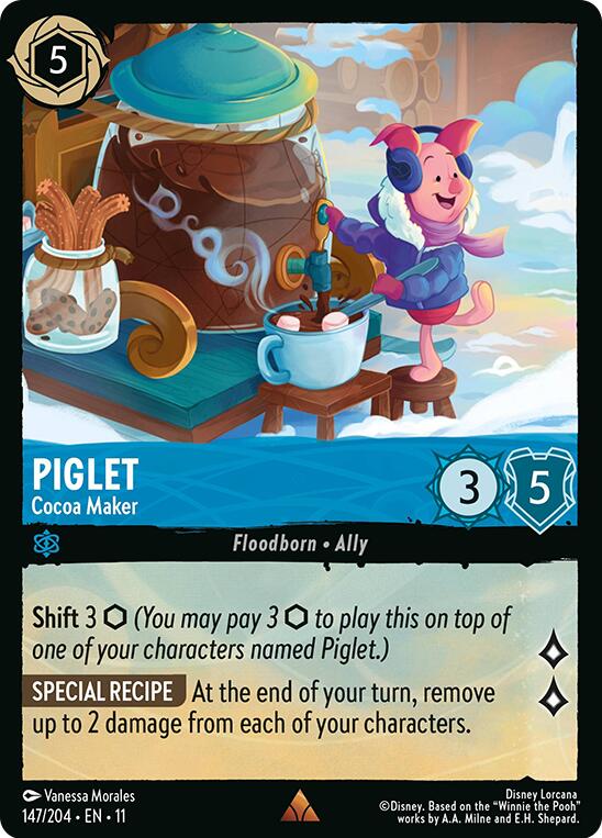 Piglet - Cocoa Maker (147/204) [Winterspell] | Shuffle n Cut Hobbies & Games