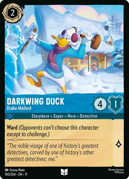 Darkwing Duck - Drake Mallard (145/204) [Winterspell] | Shuffle n Cut Hobbies & Games