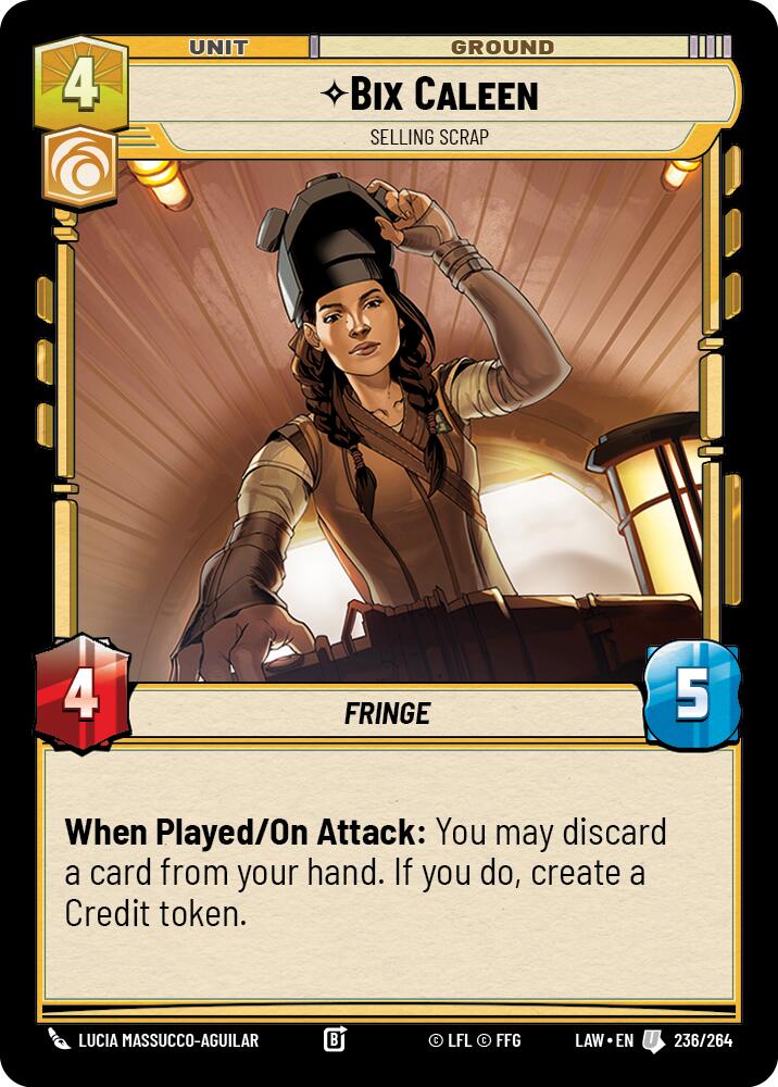 Bix Caleen - Selling Scrap (236/264) (236/264) [A Lawless Time] | Shuffle n Cut Hobbies & Games