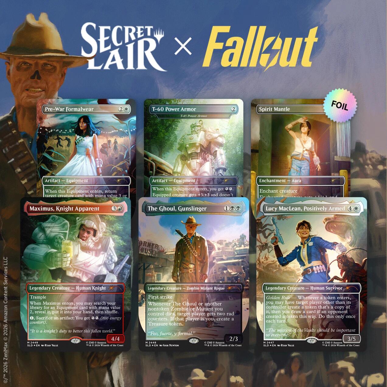 Secret Lair: Drop Series - Secret Lair x Fallout (Beyond Vault 33 - Traditional Foil Edition) | Shuffle n Cut Hobbies & Games