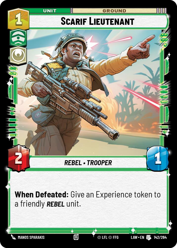 Scarif Lieutenant (142/264) (142/264) [A Lawless Time] | Shuffle n Cut Hobbies & Games