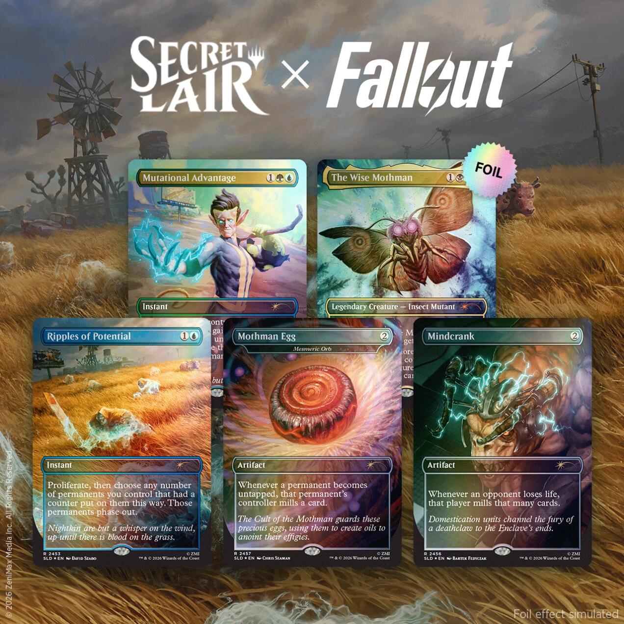 Secret Lair: Drop Series - Secret Lair x Fallout (Rad - Traditional Foil Edition) | Shuffle n Cut Hobbies & Games