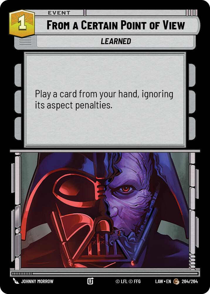 From a Certain Point of View (264/264) (264/264) [A Lawless Time] | Shuffle n Cut Hobbies & Games