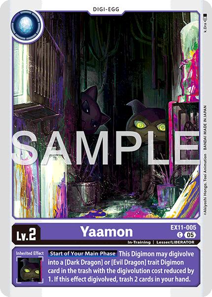 Yaamon [EX11-005] [Dawn of Liberator] | Shuffle n Cut Hobbies & Games
