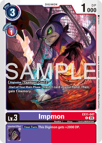 Impmon [EX11-047] [Dawn of Liberator] | Shuffle n Cut Hobbies & Games