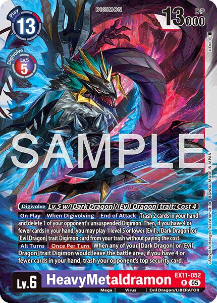 HeavyMetaldramon [EX11-052] [Dawn of Liberator] | Shuffle n Cut Hobbies & Games