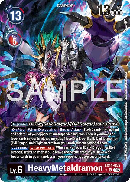 HeavyMetaldramon [EX11-052] (Box Topper) [Dawn of Liberator] | Shuffle n Cut Hobbies & Games