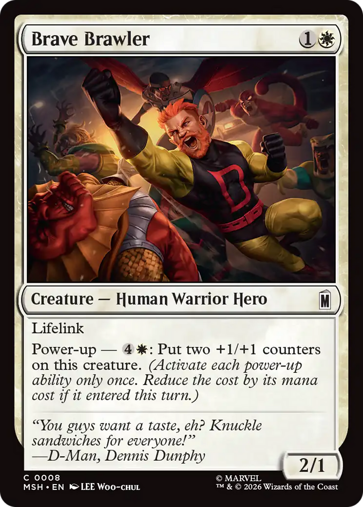 Brave Brawler [Marvel Super Heroes] | Shuffle n Cut Hobbies & Games
