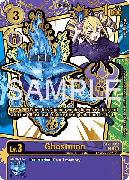 Ghostmon [BT21-065] (Rare Pull) [Dawn of Liberator] | Shuffle n Cut Hobbies & Games
