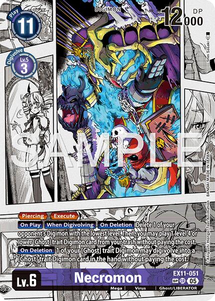 Necromon [EX11-051] (SP) [Dawn of Liberator] | Shuffle n Cut Hobbies & Games