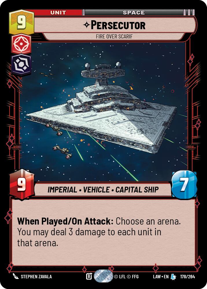 Persecutor - Fire Over Scarif (178/264) (178/264) [A Lawless Time] | Shuffle n Cut Hobbies & Games