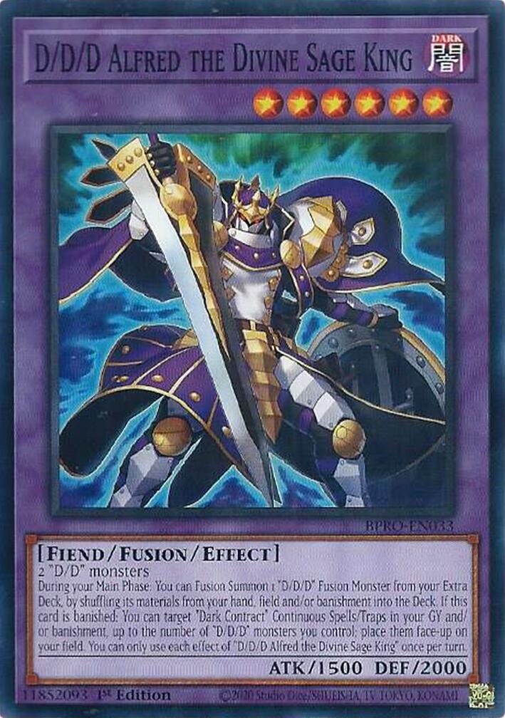 D/D/D Alfred the Divine Sage King [BPRO-EN033] Common | Shuffle n Cut Hobbies & Games