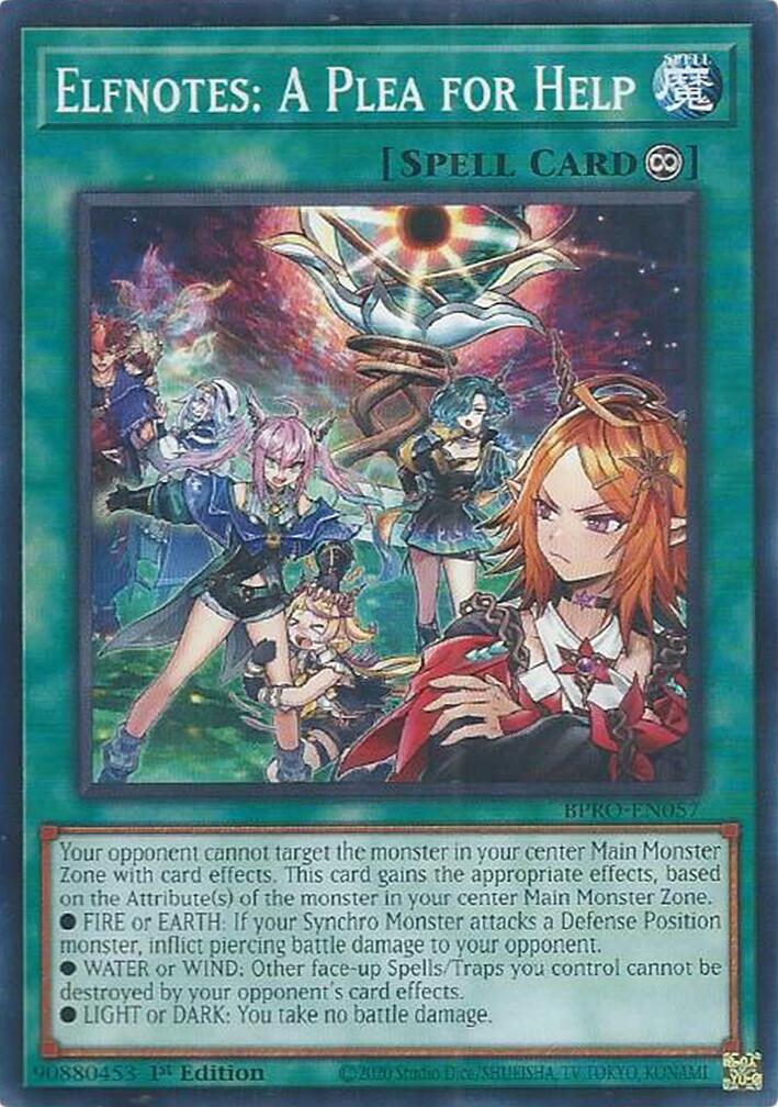 Elfnotes: A Plea for Help [BPRO-EN057] Common | Shuffle n Cut Hobbies & Games