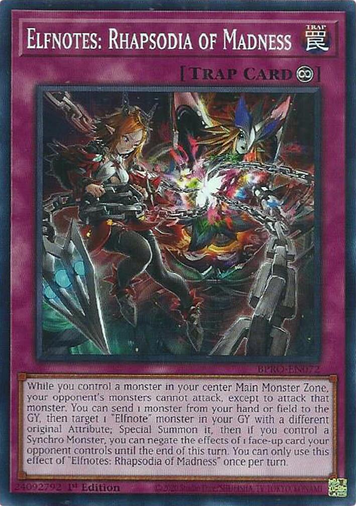 Elfnotes: Rhapsodia of Madness [BPRO-EN072] Common | Shuffle n Cut Hobbies & Games