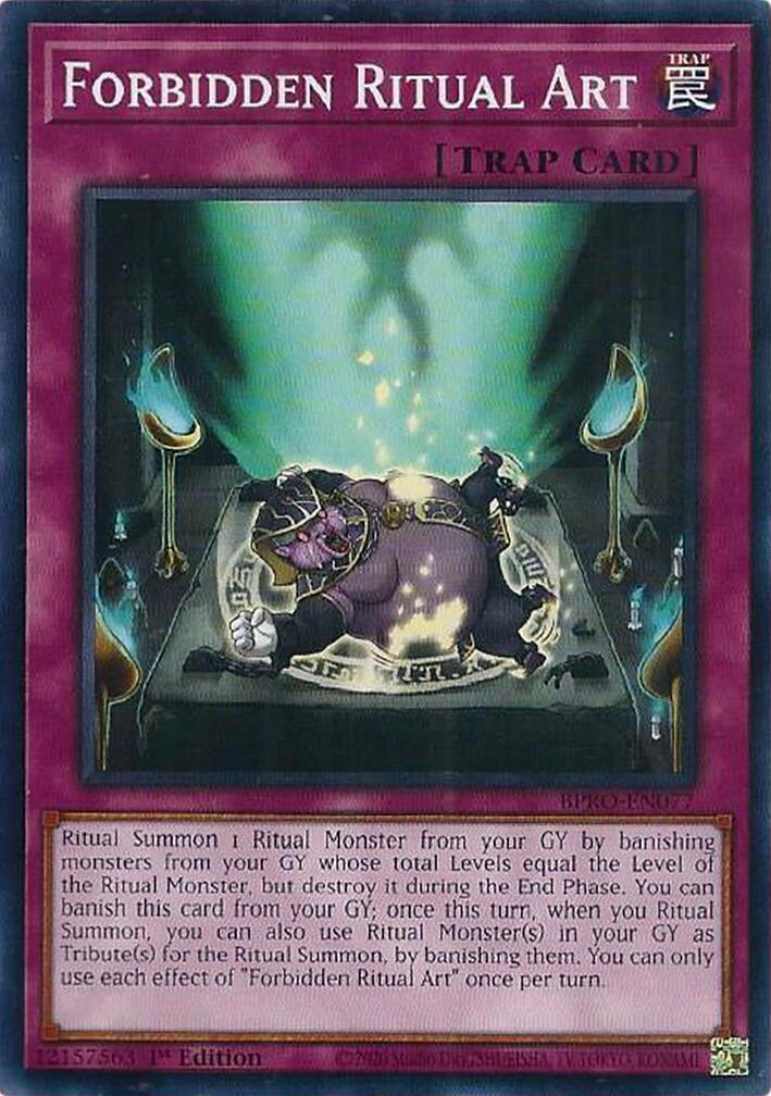 Forbidden Ritual Art [BPRO-EN077] Common | Shuffle n Cut Hobbies & Games