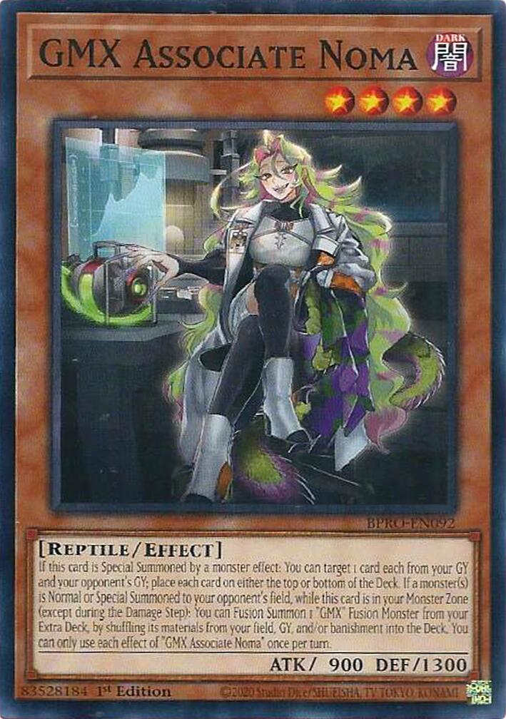 GMX Associate Noma [BPRO-EN092] Common | Shuffle n Cut Hobbies & Games