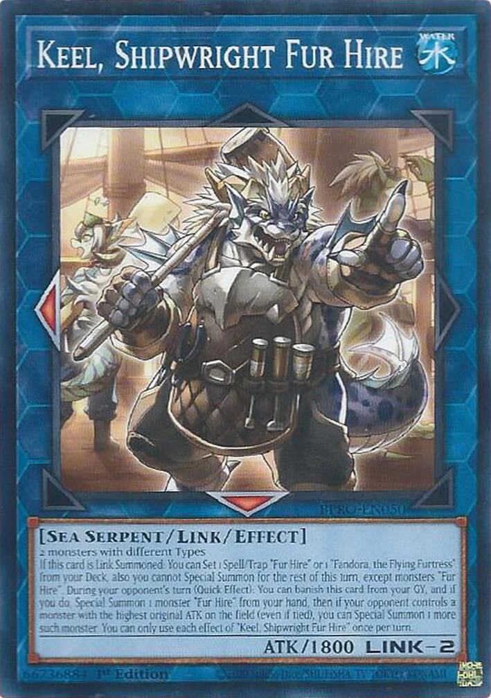 Keel, Shipwright Fur Hire [BPRO-EN050] Common | Shuffle n Cut Hobbies & Games