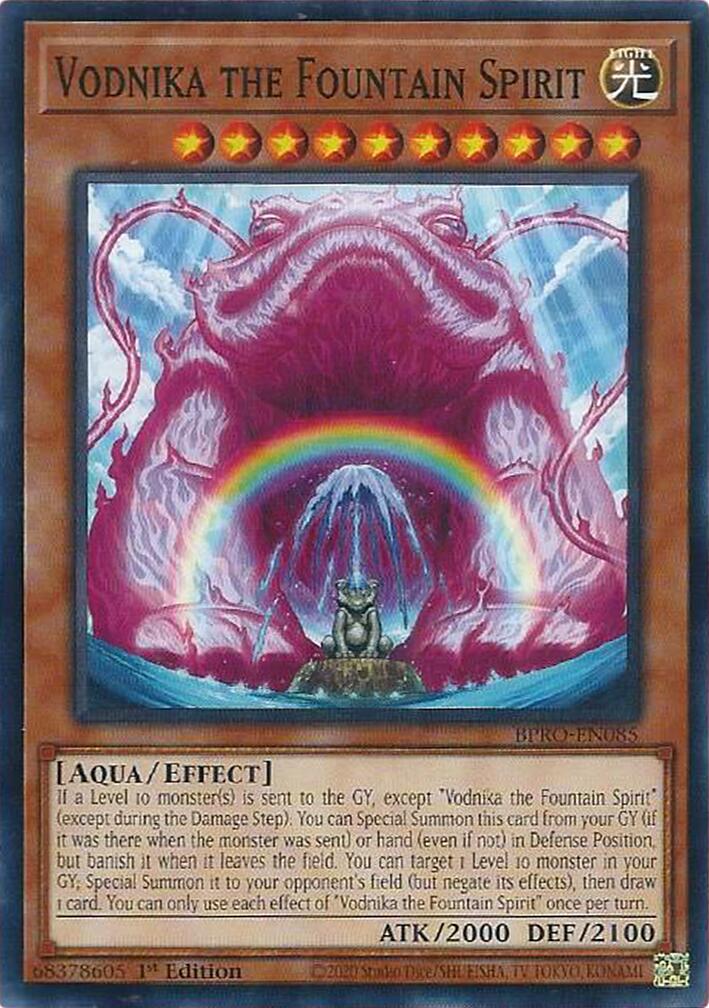 Vodnika the Fountain Spirit [BPRO-EN085] Common | Shuffle n Cut Hobbies & Games