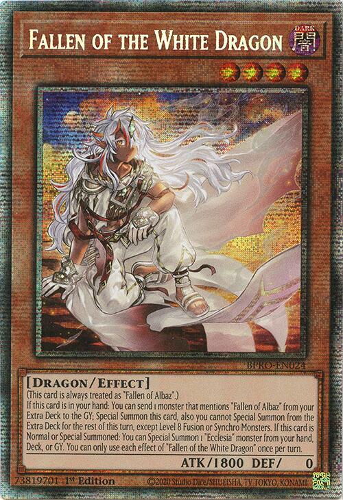 Fallen of the White Dragon (Starlight Rare) [BPRO-EN024] Starlight Rare | Shuffle n Cut Hobbies & Games
