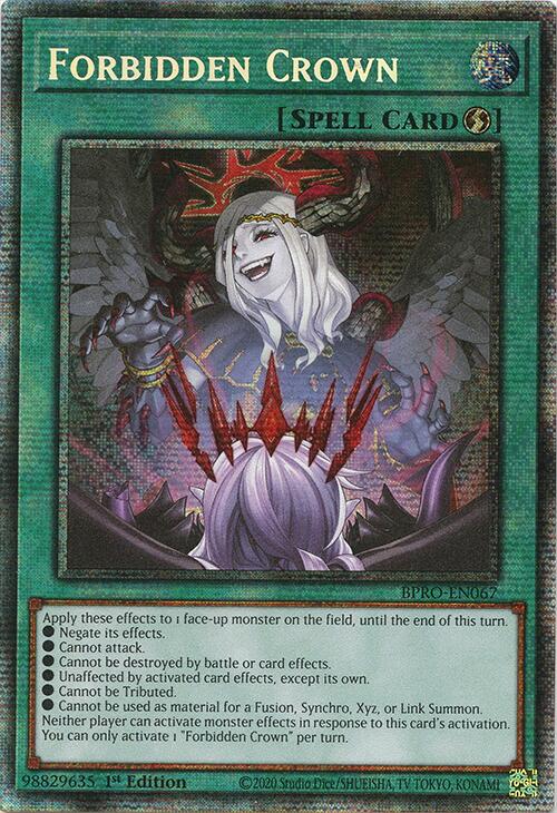 Forbidden Crown (Starlight Rare) [BPRO-EN067] Starlight Rare | Shuffle n Cut Hobbies & Games