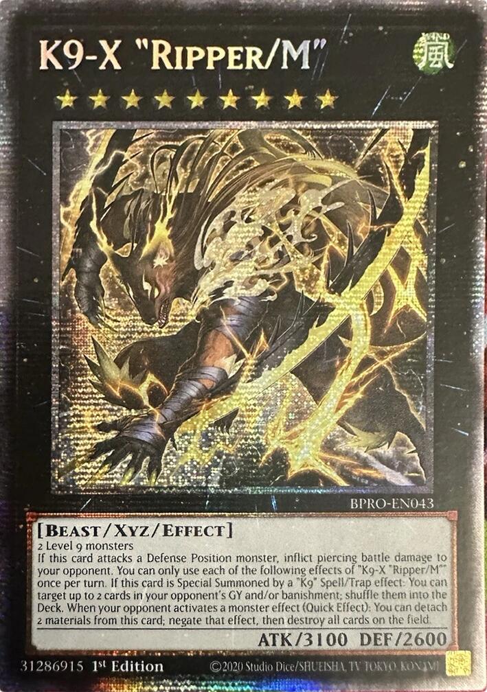 K9-X "Ripper/M" (Starlight Rare) [BPRO-EN043] Starlight Rare | Shuffle n Cut Hobbies & Games