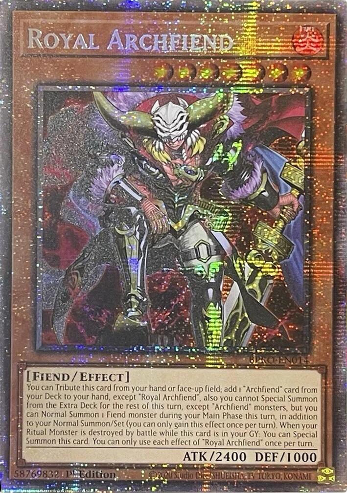 Royal Archfiend (Starlight Rare) [BPRO-EN014] Starlight Rare | Shuffle n Cut Hobbies & Games