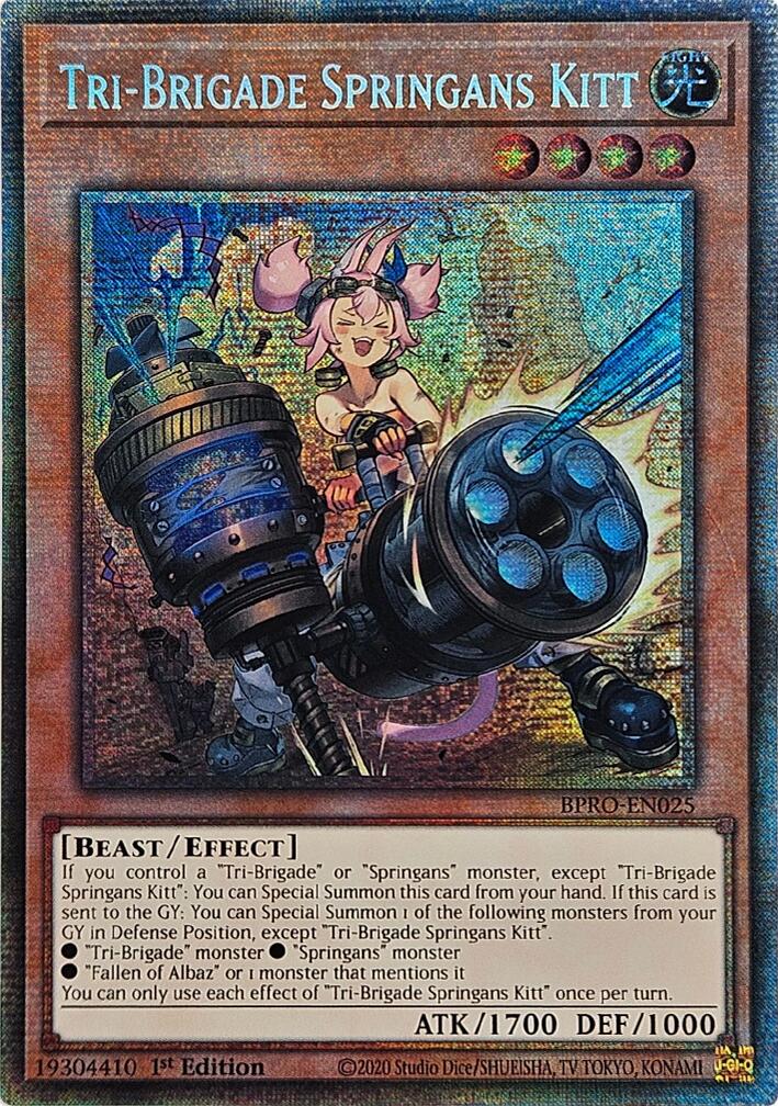 Tri-Brigade Springans Kitt (Starlight Rare) [BPRO-EN025] Starlight Rare | Shuffle n Cut Hobbies & Games