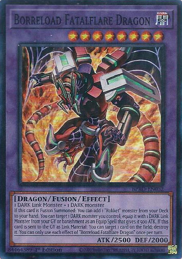 Borreload Fatalflare Dragon [BPRO-EN032] Super Rare | Shuffle n Cut Hobbies & Games