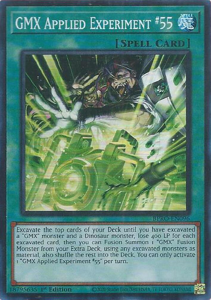 GMX Applied Experiment #55 [BPRO-EN096] Super Rare | Shuffle n Cut Hobbies & Games