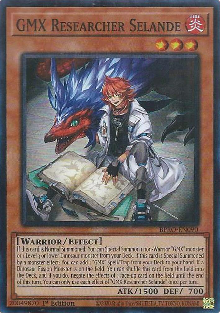 GMX Researcher Selande [BPRO-EN090] Super Rare | Shuffle n Cut Hobbies & Games