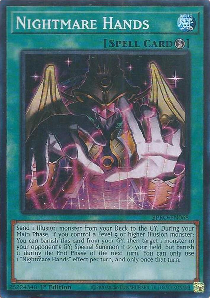 Nightmare Hands [BPRO-EN068] Super Rare | Shuffle n Cut Hobbies & Games
