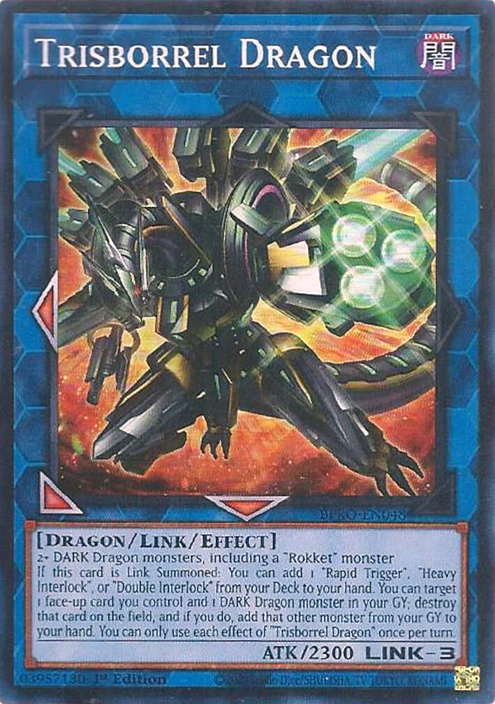 Trisborrel Dragon [BPRO-EN048] Super Rare | Shuffle n Cut Hobbies & Games