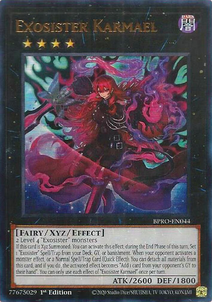 Exosister Karmael [BPRO-EN044] Ultra Rare | Shuffle n Cut Hobbies & Games