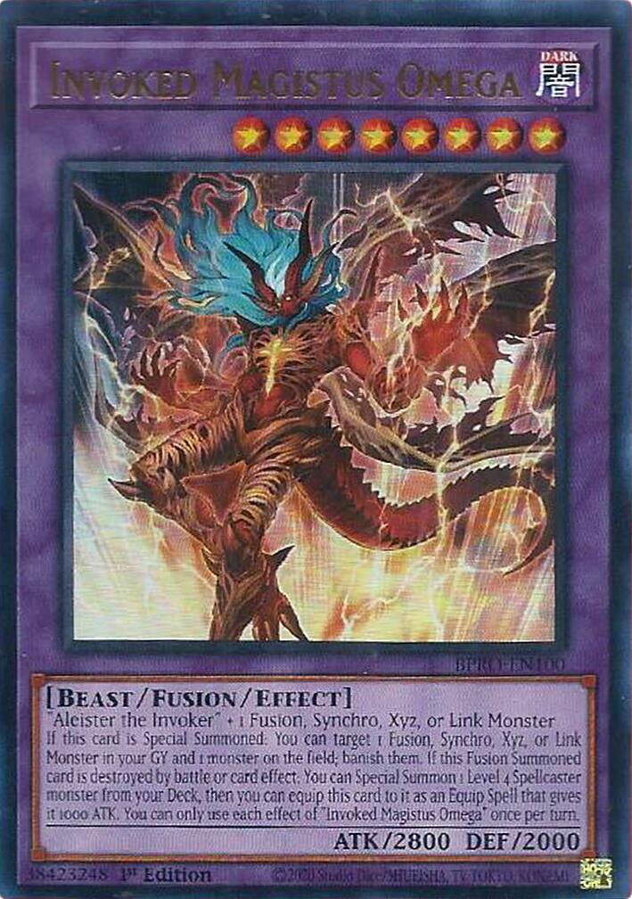 Invoked Magistus Omega [BPRO-EN100] Ultra Rare | Shuffle n Cut Hobbies & Games