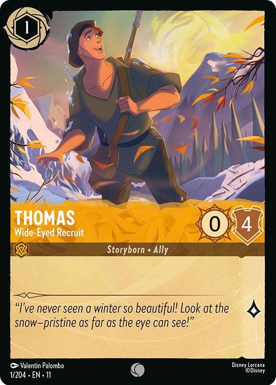 Thomas - Wide-Eyed Recruit (1/204) [Winterspell] | Shuffle n Cut Hobbies & Games