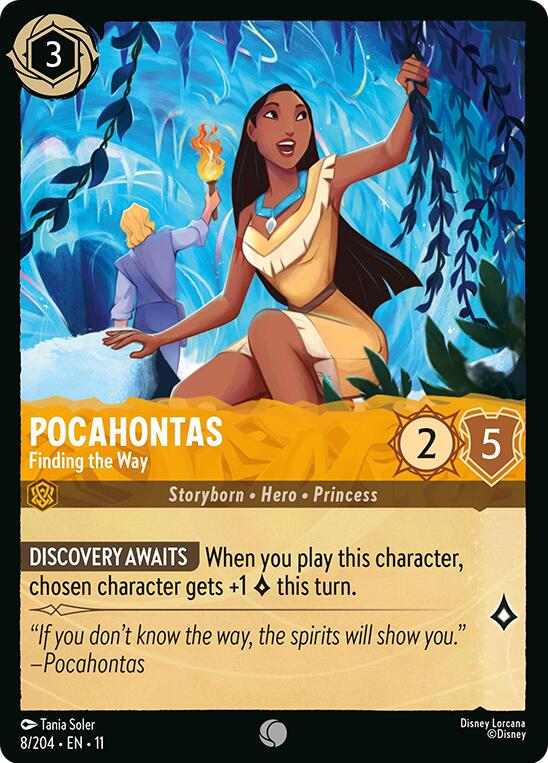 Pocahontas - Finding the Way (8/204) [Winterspell] | Shuffle n Cut Hobbies & Games