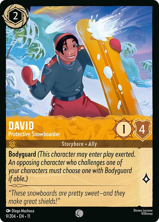 David - Protective Snowboarder (9/204) [Winterspell] | Shuffle n Cut Hobbies & Games