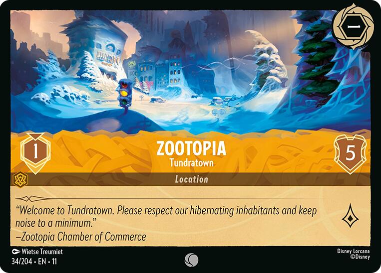 Zootopia - Tundratown (34/204) [Winterspell] | Shuffle n Cut Hobbies & Games