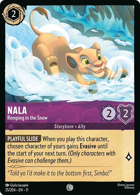Nala - Romping in the Snow (35/204) [Winterspell] | Shuffle n Cut Hobbies & Games
