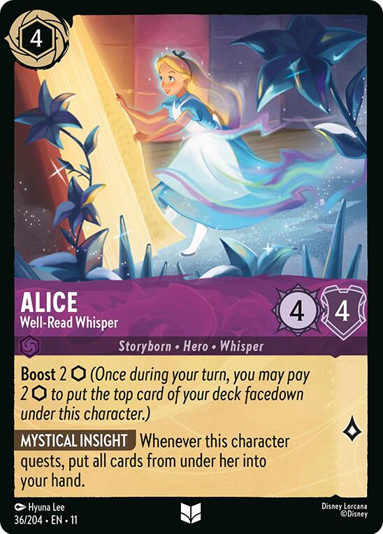 Alice - Well-Read Whisper (36/204) [Winterspell] | Shuffle n Cut Hobbies & Games