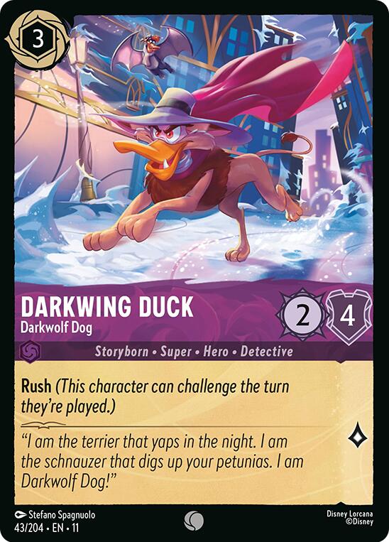 Darkwing Duck - Darkwolf Dog (43/204) [Winterspell] | Shuffle n Cut Hobbies & Games