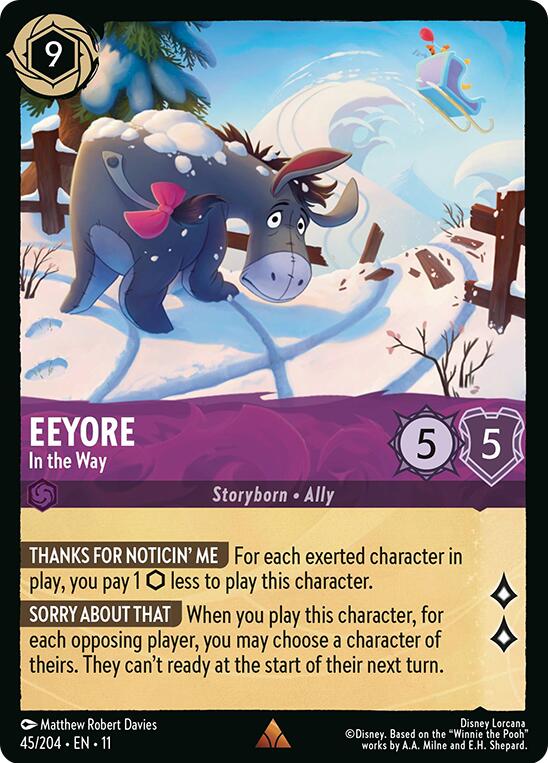 Eeyore - In the Way (45/204) [Winterspell] | Shuffle n Cut Hobbies & Games