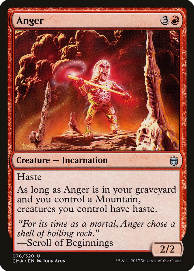 Anger [Commander Anthology] | Shuffle n Cut Hobbies & Games