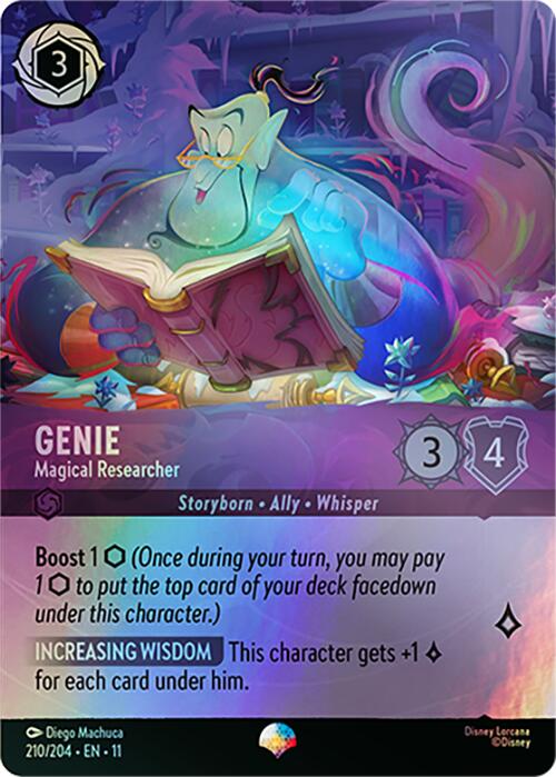 Genie - Magical Researcher (Epic) (210/204) [Winterspell] | Shuffle n Cut Hobbies & Games