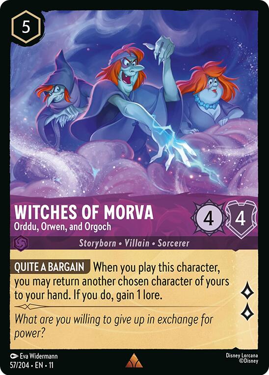 Witches of Morva - Orddu, Orwen, and Orgoch (57/204) [Winterspell] | Shuffle n Cut Hobbies & Games