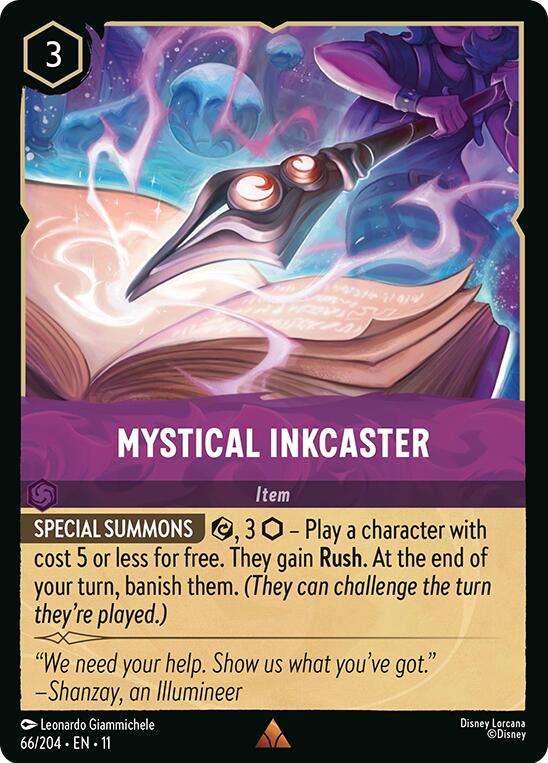 Mystical Inkcaster (66/204) [Winterspell] | Shuffle n Cut Hobbies & Games