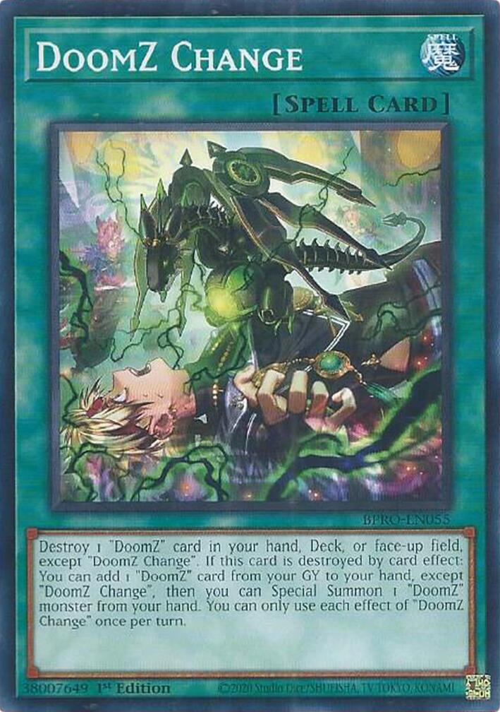 DoomZ Change [BPRO-EN055] Common | Shuffle n Cut Hobbies & Games