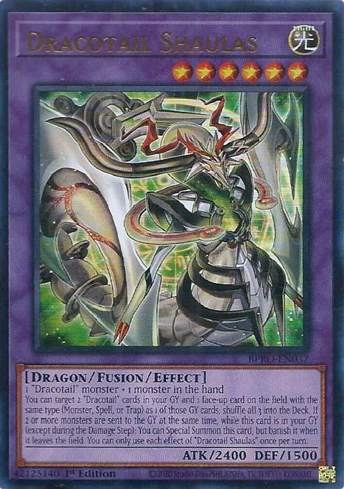 Dracotail Shaulas [BPRO-EN037] Ultra Rare | Shuffle n Cut Hobbies & Games
